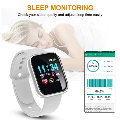 Smart Fitness Watch for Men & Women | Waterproof Fitness Tracker, Health Monitor & Smart Notifications  