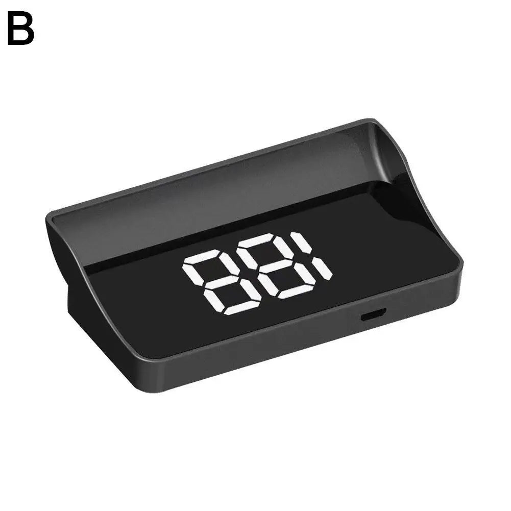 DriveView™ GPS HUD — Real-Time Digital Speedometer | Plug & Play Windshield Display