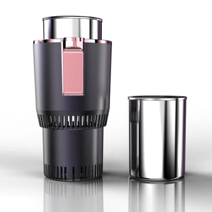 Car Beverage Heater and Cooler - Portable Mini Refrigerator for Coffee, Milk, and Drinks