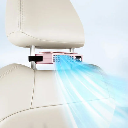 【Summerfinds】Joytutus 2026 Car Seat Fan with Seatback Cooling Airflow for Driver & Back Seat Passengers, 5-Speed Quiet Detachable Clip Magic Tape Backseat Wireless Fan for Baby Rear Facing, Headrest Carseat Fan for Infant, Kids & Dogs