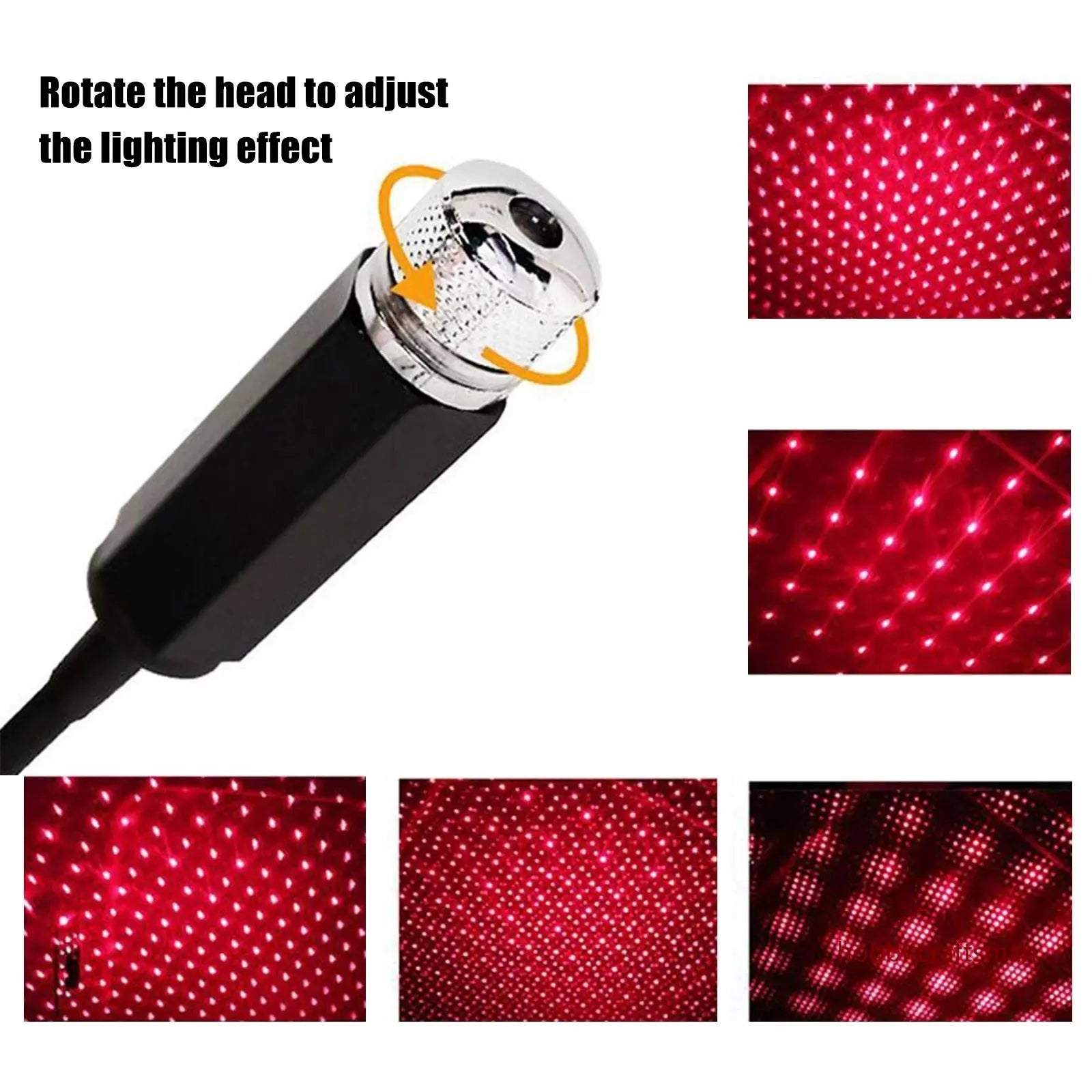  Projector Car Roof Atmosphere Galaxy Lamp USB