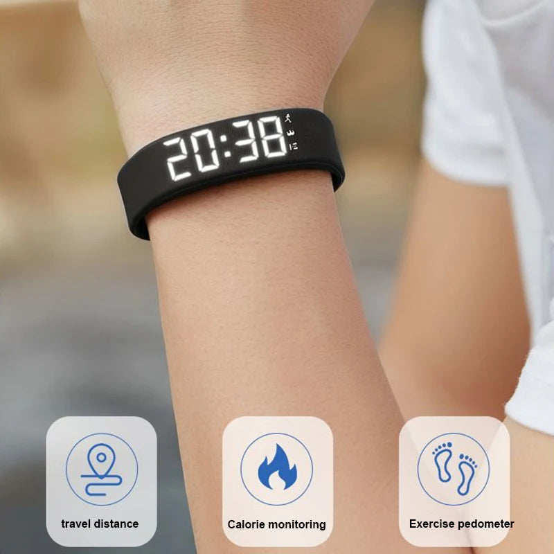 SmartFit™ Fitness Band – Waterproof Activity Tracker with Step Counter & Smart Alerts