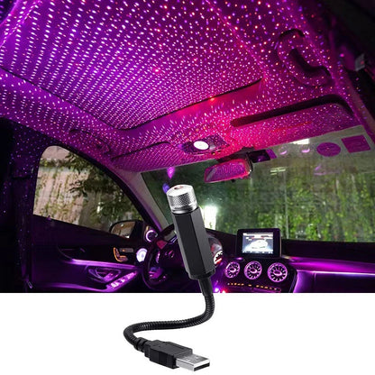  Projector Car Roof Atmosphere Galaxy Lamp USB