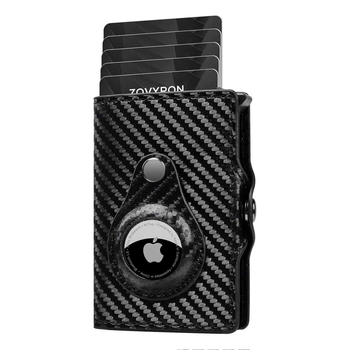 Elegant AirTag Wallet for Men | RFID Protection, Genuine Leather, Slim Design & Secure Coin Pocket