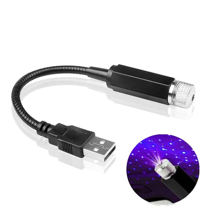  Projector Car Roof Atmosphere Galaxy Lamp USB
