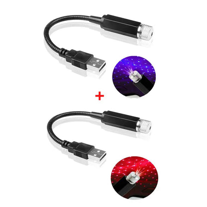  Projector Car Roof Atmosphere Galaxy Lamp USB