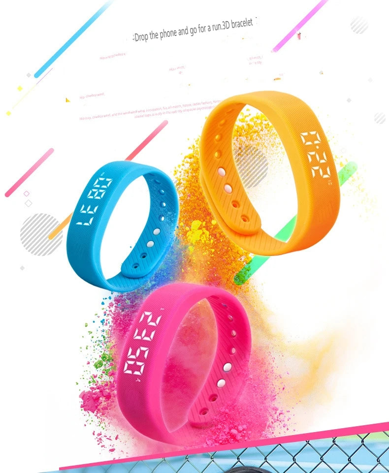 SmartFit™ Fitness Band – Waterproof Activity Tracker with Step Counter & Smart Alerts