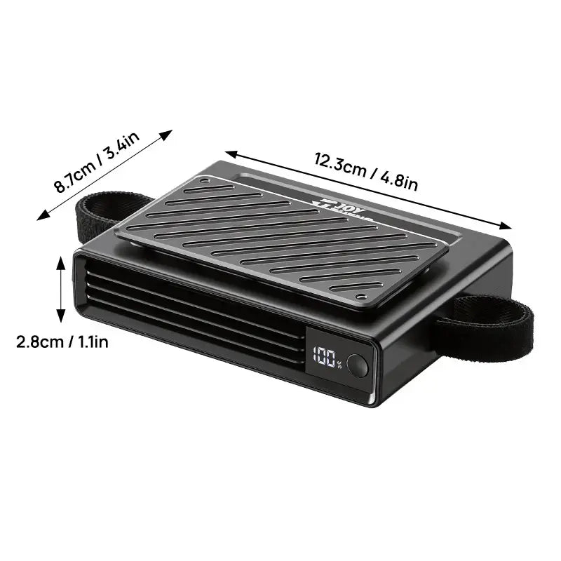 【Summerfinds】Joytutus 2026 Car Seat Fan with Seatback Cooling Airflow for Driver & Back Seat Passengers, 5-Speed Quiet Detachable Clip Magic Tape Backseat Wireless Fan for Baby Rear Facing, Headrest Carseat Fan for Infant, Kids & Dogs