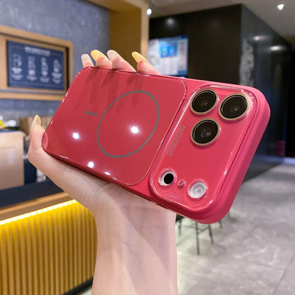 MagSafe Glass Shield Case for iPhone | Elegant Design, Powerful Magnetic Grip, Military-Grade Drop Protection & HD Camera Shield  