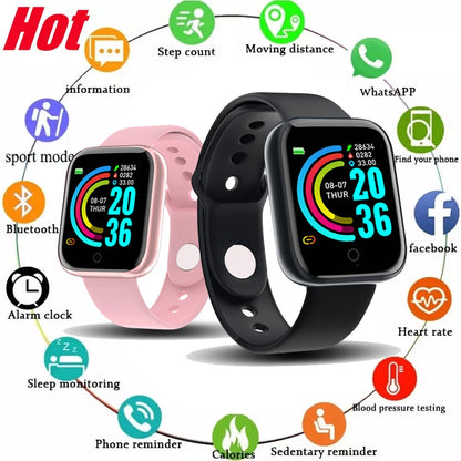 Smart Fitness Watch for Men & Women | Waterproof Fitness Tracker, Health Monitor & Smart Notifications  
