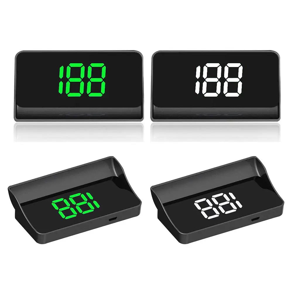DriveView™ GPS HUD — Real-Time Digital Speedometer | Plug & Play Windshield Display