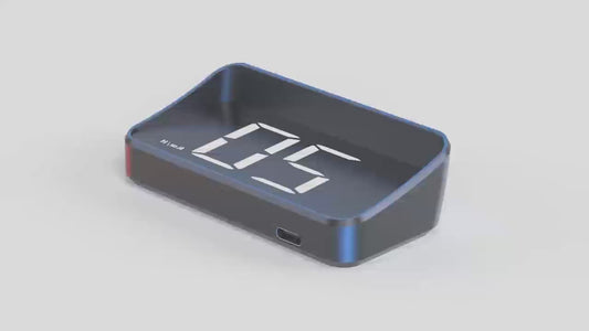 DriveView™ GPS HUD — Real-Time Digital Speedometer | Plug & Play Windshield Display